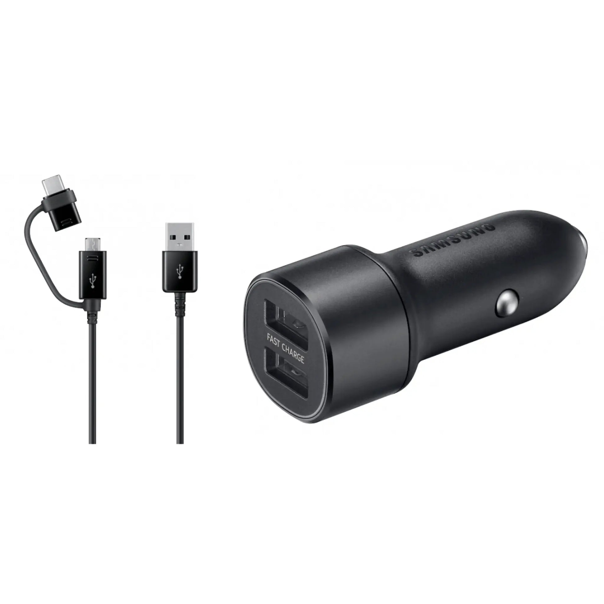 Samsung EP-L1100 Kfz-Ladegerät 15W Schwarz – Kompaktes Schnellladegerät für den Zigarettenanzünder mit USB-C Anschluss, ideal für unterwegs.