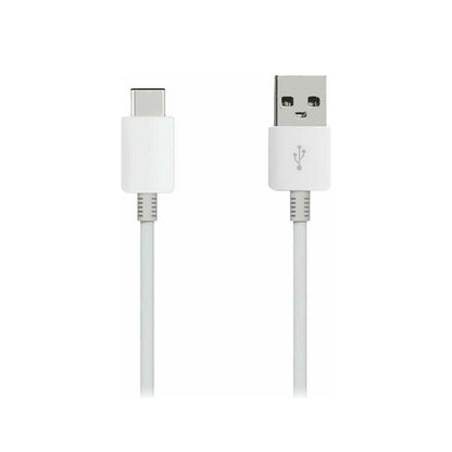 Das Bild zeigt das Samsung Ladekabel in Weiß mit einer Kabellänge von 1 Meter.