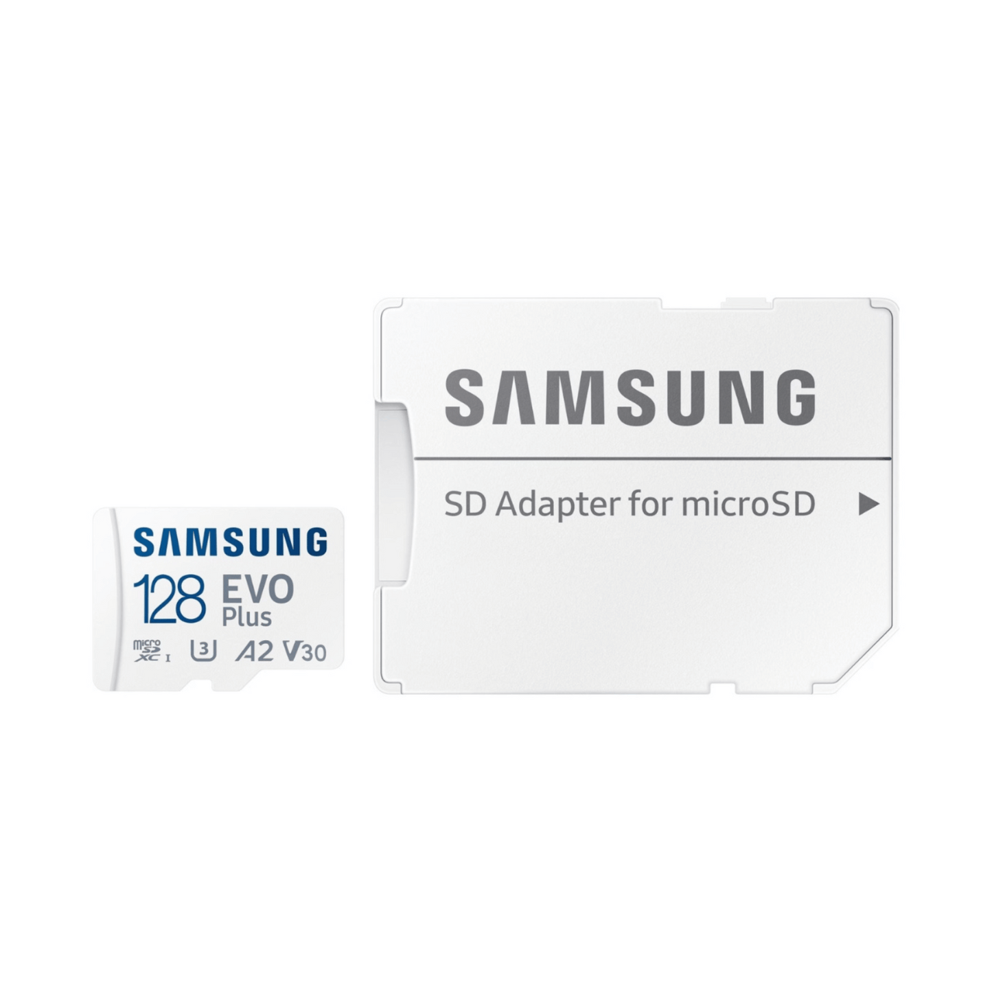 Samsung EVO Plus microSD UHS-I Speicherkarte 128 GB mit Adapter für hohe Geschwindigkeit und Zuverlässigkeit