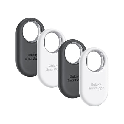 Das Bild zeigt die Samsung Galaxy Smart Tag 2 Bluetooth Tracker im 4er Pack.