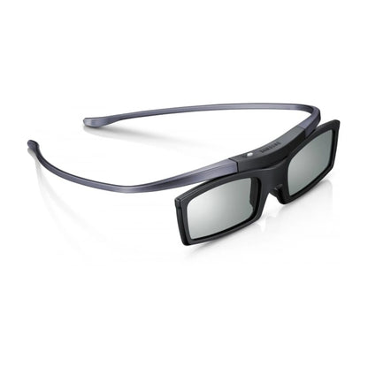 Das Bild zeigt die Samsung SSG-5100GB/XC 3D-Active-Shutter-Brille in Schwarz aus der Schrägansicht. 