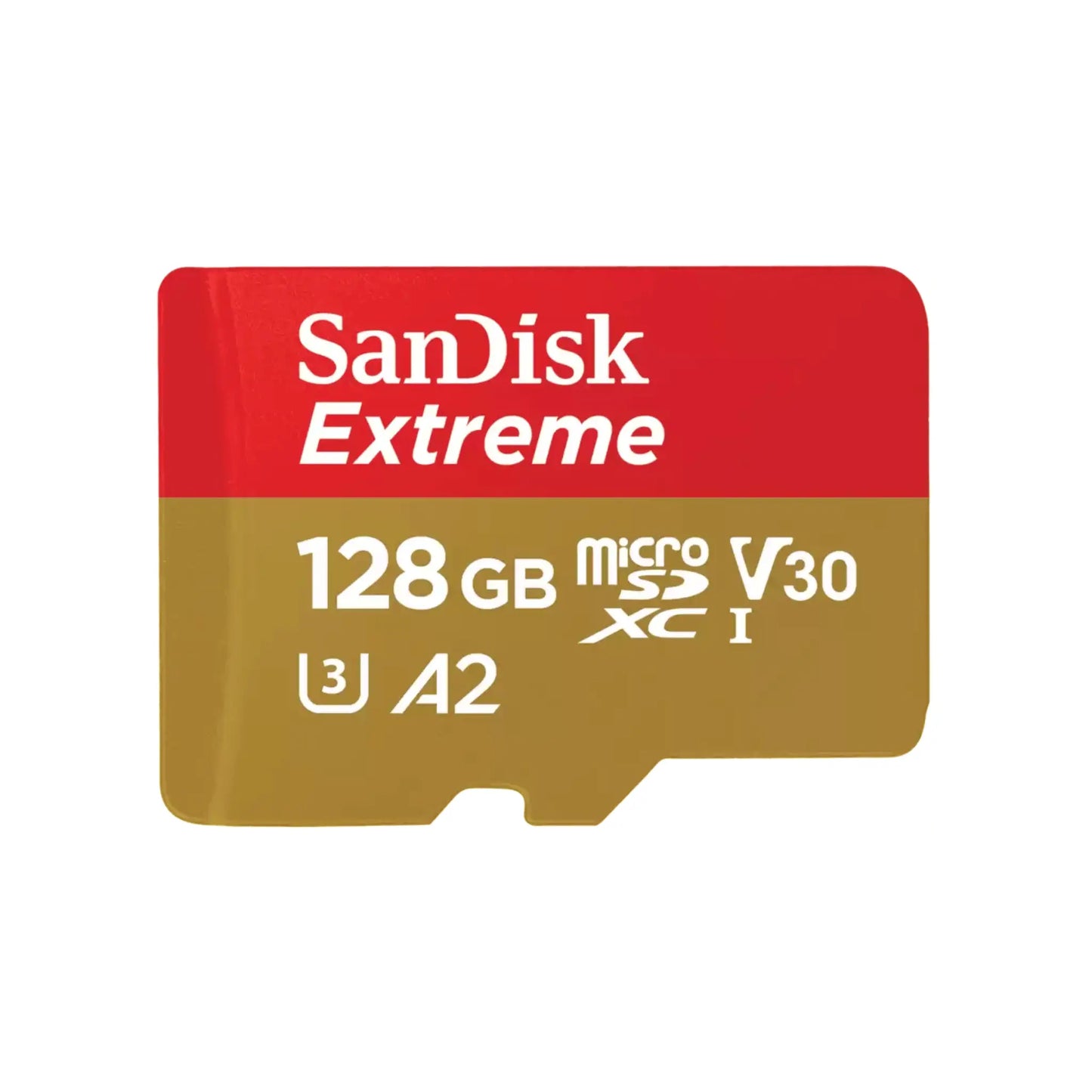 SanDisk Extreme microSDXC Speicherkarte 128 GB für hohe Geschwindigkeit und großen Speicher.