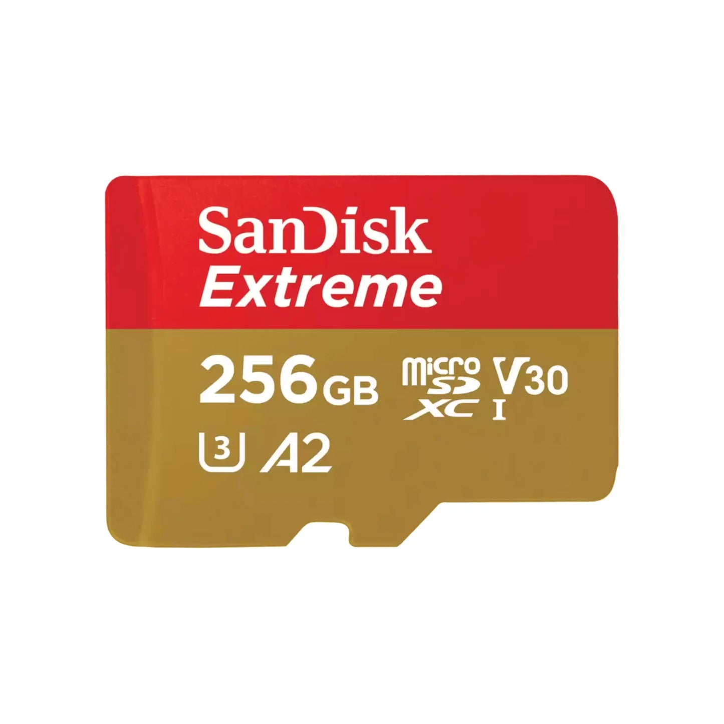 SanDisk Extreme microSDXC Speicherkarte 256 GB für hohe Geschwindigkeit und großen Speicher.