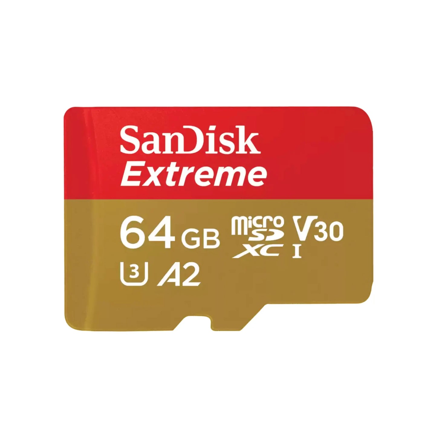 SanDisk Extreme microSDXC Speicherkarte 64 GB für hohe Geschwindigkeit und großen Speicher.
