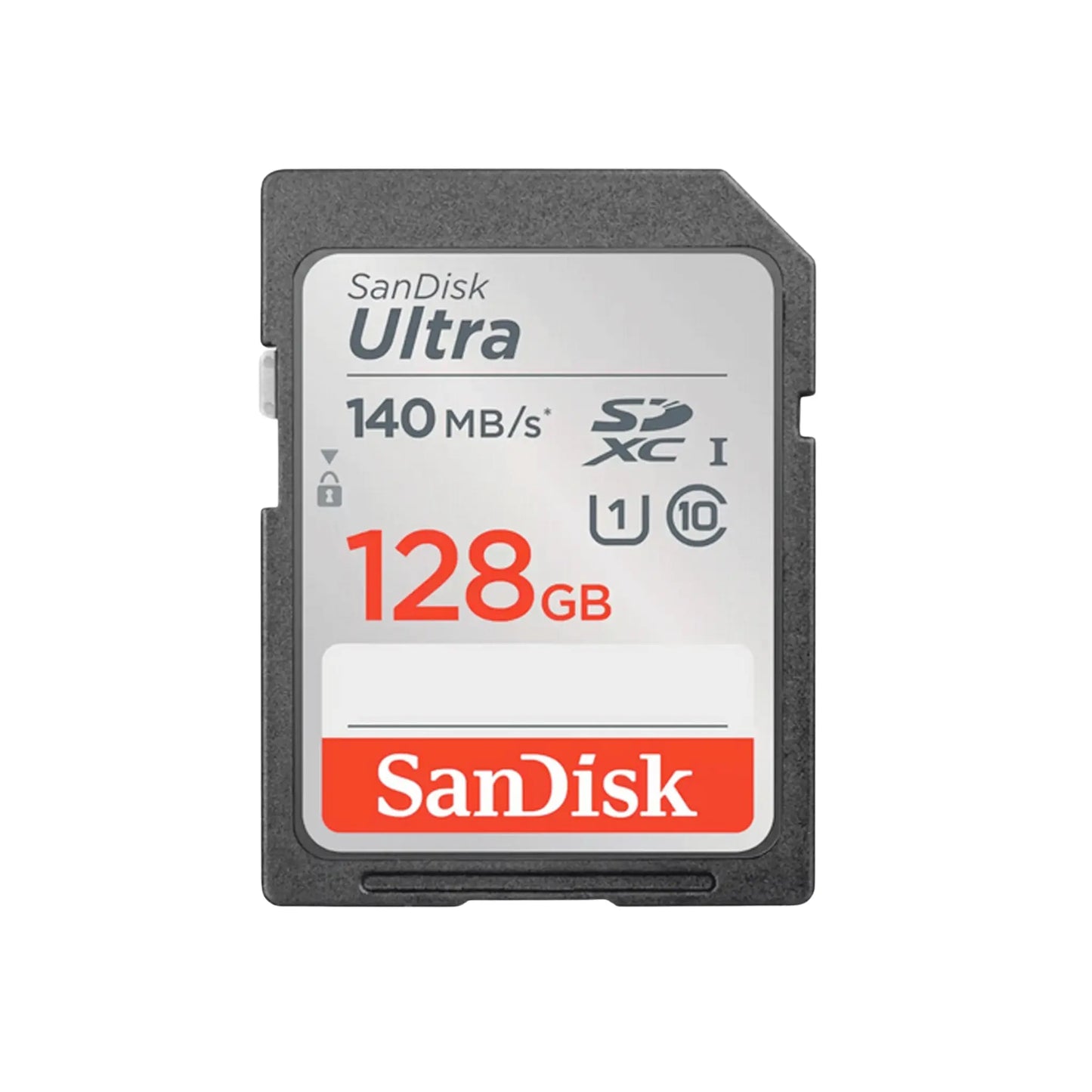 SanDisk Ultra SDXC UHS-I Speicherkarte 128 GB für schnelle Datenübertragung.