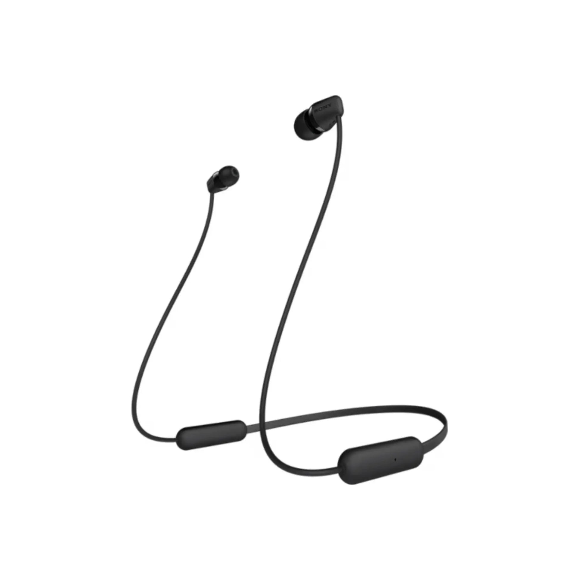 Sony WI-C200B In-Ear Kopfhörer mit Bluetooth für kabellosen Musikgenuss.