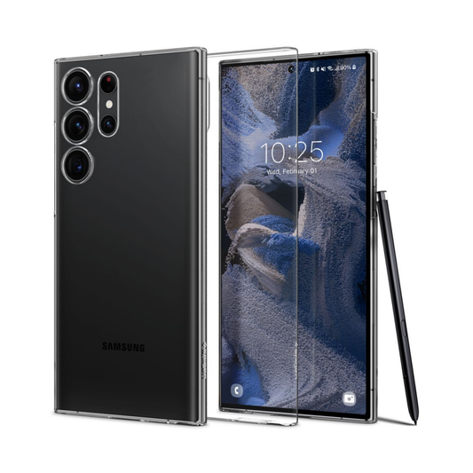 Spigen Air Skin, crystal clear - Für Samsung Galaxy S23 Ultra