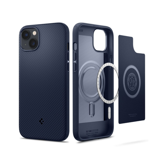 Spigen Mag Armor MagSafe, navy blue - für iPhone 14 Plus