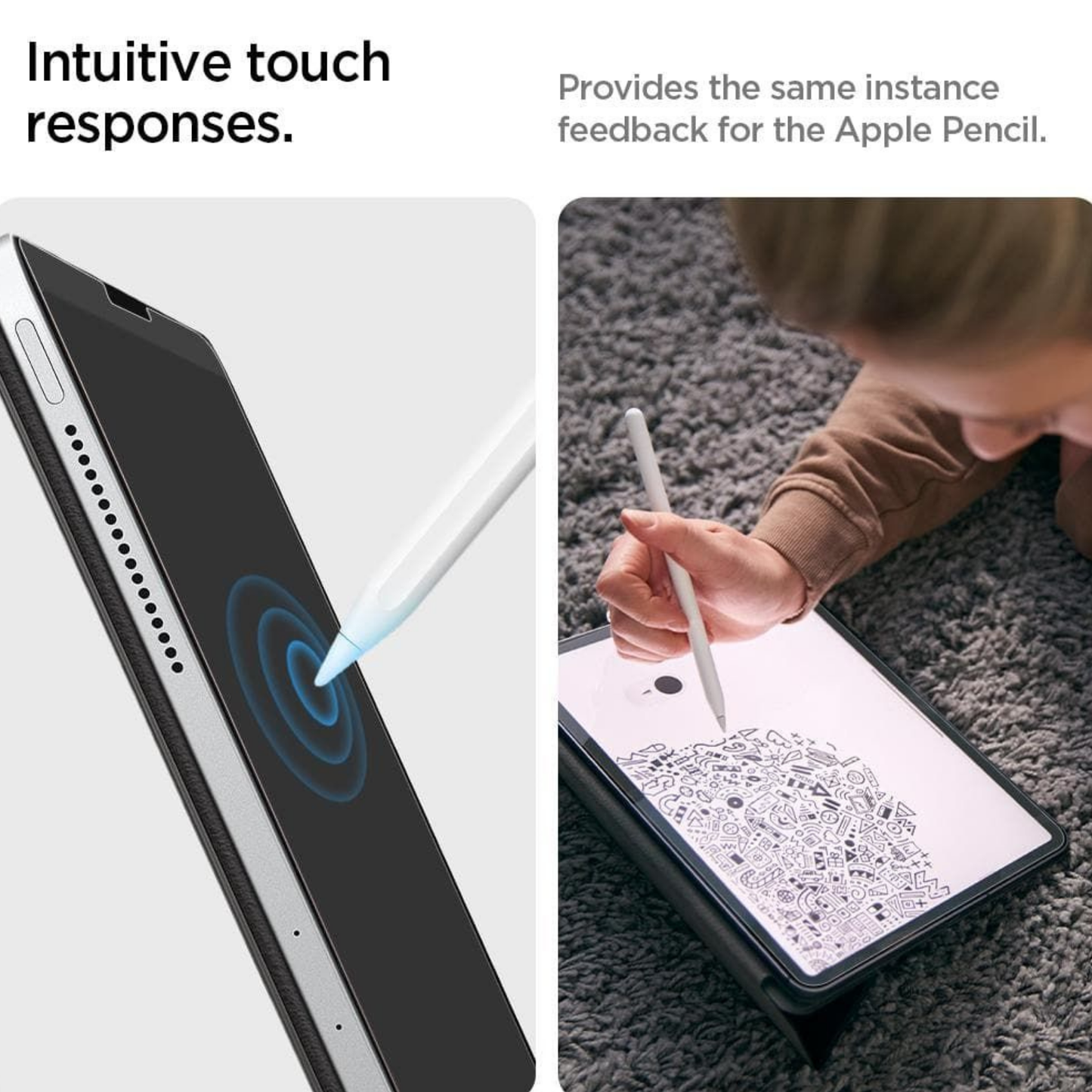 Spigen Paper Touch Pro 1 Pack - für iPad Pro 11" (2022/2021/2020/2018)/für iPad Air 10.9" (2022/2020)