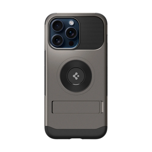Spigen Slim Armor MagSafe, gunmetal - für iPhone 15 Pro Max