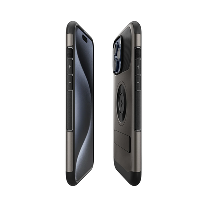 Spigen Slim Armor MagSafe, gunmetal - für iPhone 15 Pro Max