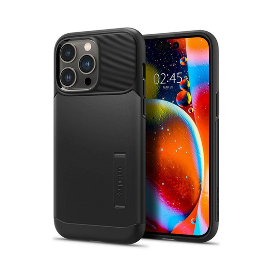 Spigen Slim Armor, black - für iPhone 14 Pro Max