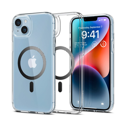 Spigen Ultra Hybrid MagSafe, carbon fiber - für iPhone 14 Plus