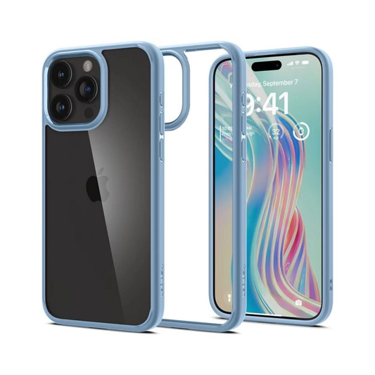 Spigen Ultra Hybrid, sierra blue - für iPhone 15 Pro Max