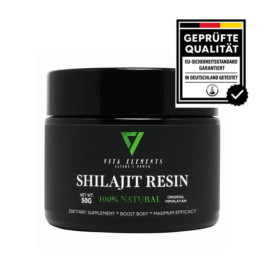 Original Resin Shilajit Himalaya Harz 100 % Rein Vegan Ohne Zusatzstoffe ESFA Laborgeprüft in Deutschland 50g
