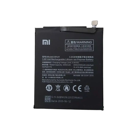 Auf diesem Produktbild wird der Xiaomi Akku BN41 Li-ion 3.85 Volt 4100 mAh abgebildet.
