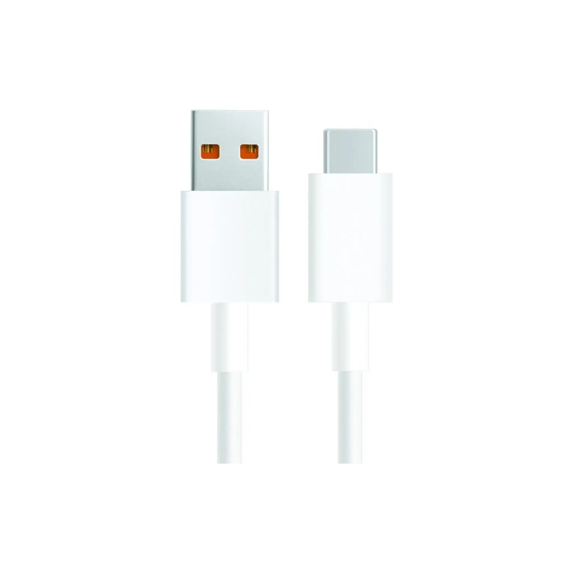 Das Bild zeigt das Xiaomi BHR6032GL Ladekabel USB-C in Weiß aus der Frontansicht.