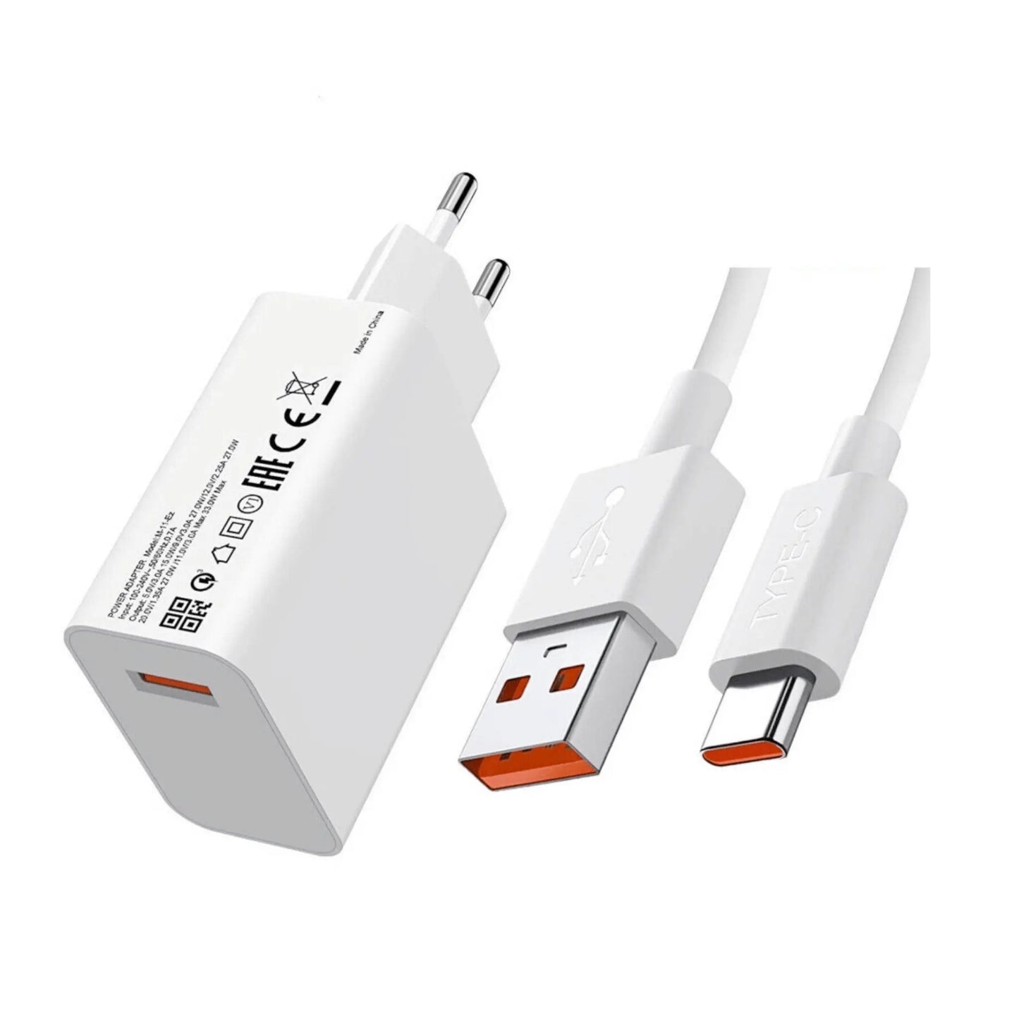 Xiaomi MDY 11 EZ Ladegerät 33W mit USB-C Kabel.