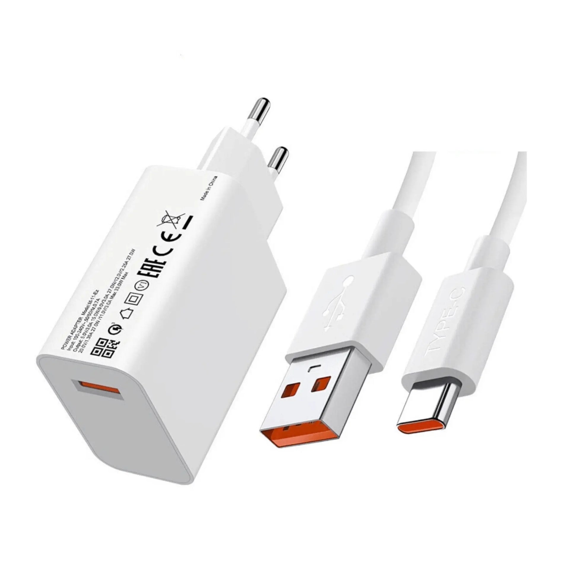 Xiaomi MDY 11 EZ Ladegerät 33W mit USB-C Kabel.