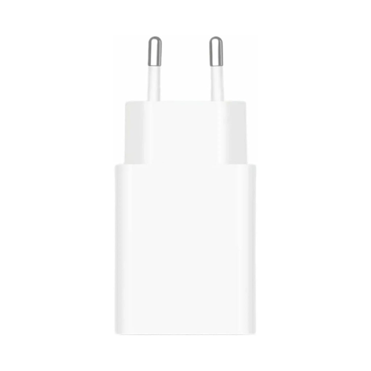 Das Bild zeigt das Xiaomi MDY-11 Ladegerät 22,5W in Weiß aus der Frontansicht. 