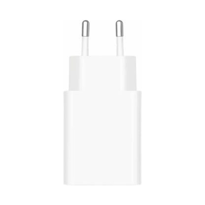 Das Bild zeigt das Xiaomi MDY-11 Ladegerät 22,5W in Weiß aus der Frontansicht. 
